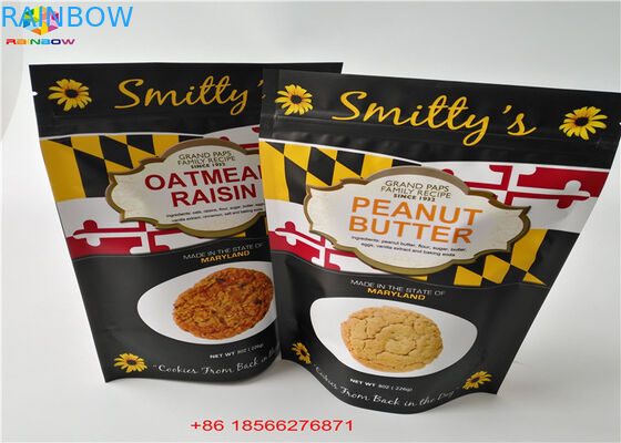 Les entailles zip-lock de larme étanches à l'humidité tiennent les sacs en aluminium de paquet de jour de poche pour le casse-croûte