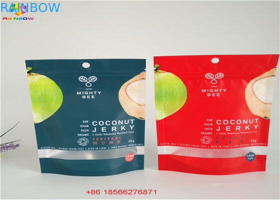 Les entailles zip-lock de larme étanches à l'humidité tiennent les sacs en aluminium de paquet de jour de poche pour le casse-croûte