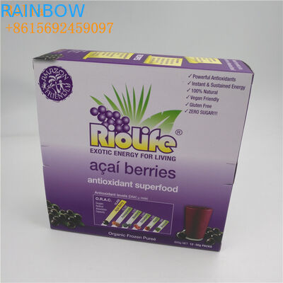 Boîtes de présentation faites sur commande de compteur de carton d'emballage de boîte de papier d'imprimerie pour la barre de chocolat