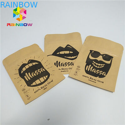 L'emballage de poche d'aluminium de pilule a adapté la poche aux besoins du client scellée par côté du papier d'emballage témoin trois