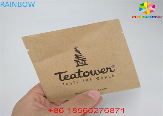 Le thé de Matcha tiennent la poche de tirette le papier d'aluminium que matériel stratifié réutilisent le papier d'emballage