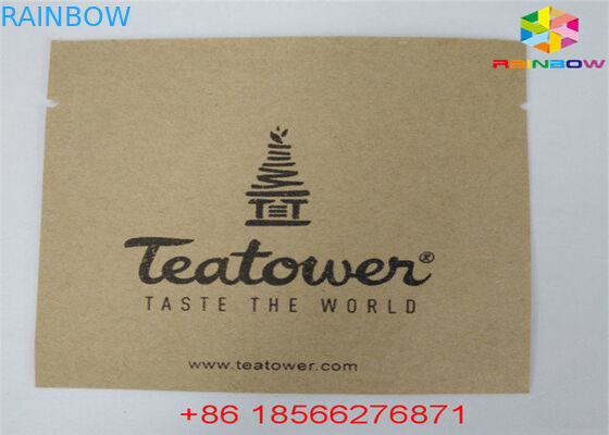 La poche adaptée aux besoins du client réutilisable de nourriture de sacs en papier tiennent la preuve zip-lock d'odeur avec la fenêtre