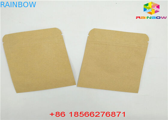 La poche adaptée aux besoins du client réutilisable de nourriture de sacs en papier tiennent la preuve zip-lock d'odeur avec la fenêtre