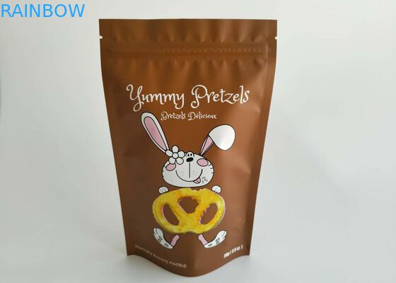Foil d'aluminium stratifié Stand up k Sacs de viande de bœuf séchée Snack Emballage Durable