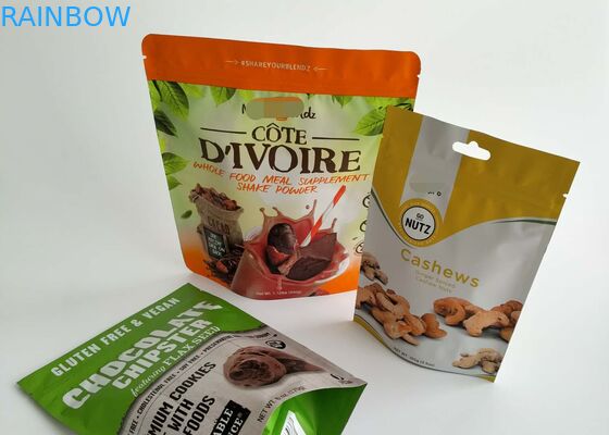 Sachets en matière plastique secs de nourriture empaquetant la poche d'aluminium de Mylar de biscuit de Matt pour l'entreposage à long terme