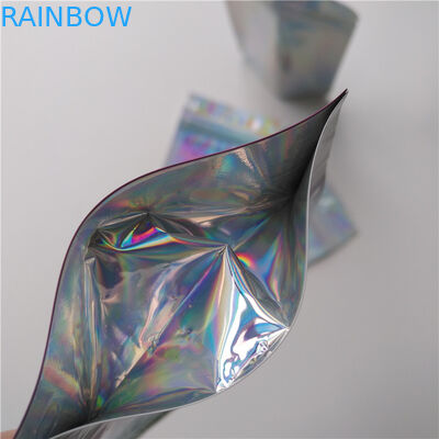 Sacs transparents d'hologramme de nourriture de café de sac olographe comestible en plastique de maquillage