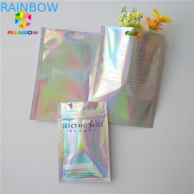 Mini sacs zip-lock de Mylar, cartouche exotique de Vape de chariots d'emballage alimentaire de Mylar olographe