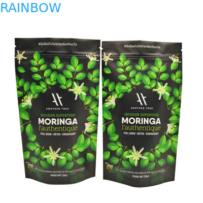 Detox fait sur commande de poche d'emballage de thé amincissant le sac zip-lock de haricot de thé/de feuille/graine de fleur