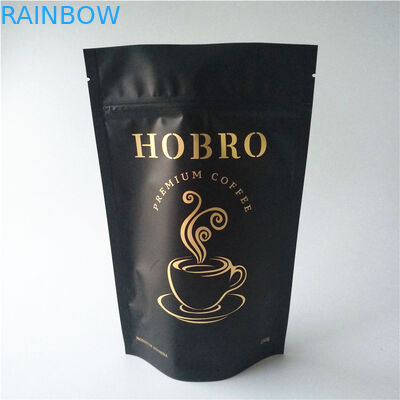 Les sacs à thé rescellables empaquetant le papier d'aluminium tiennent le sac de café avec la valve