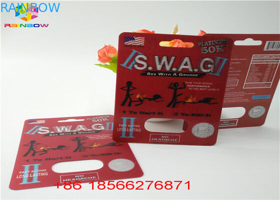 Coutume de papier se pliante R7-5000 R7-3000 d'amélioration de boursouflure d'emballage masculin de carte