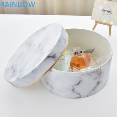 Boîtes rondes de fleur de boîte de papier de carton recyclable imperméable d'emballage avec le logo