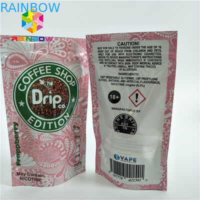 L'empaquetage matériel stratifié de sachets en matière plastique zip-lock tiennent des sacs avec une valve de manière