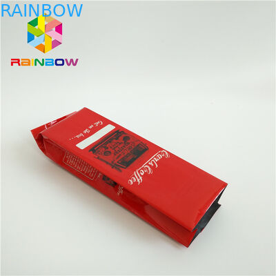 Le gousset de côté de papier d'emballage tiennent des poches de café, impression faite sur commande scellée de sachets en plastique