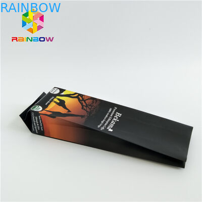 Le gousset de côté de papier d'emballage tiennent des poches de café, impression faite sur commande scellée de sachets en plastique