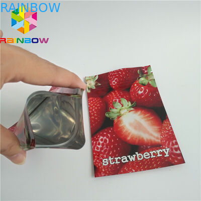 Sachet en plastique de preuve d'odeur empaquetant l'emballage zip-lock rescellable de mauvaise herbe de chanvre de la poche CBD de Mylar