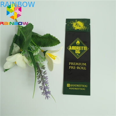 Sachet en plastique de preuve d'odeur empaquetant l'emballage zip-lock rescellable de mauvaise herbe de chanvre de la poche CBD de Mylar