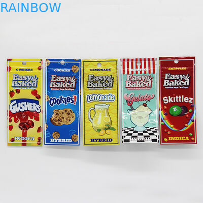 Sachets en matière plastique exotiques de chariot empaquetant le type impression faite sur commande de Mylar de sac de serrure de fermeture éclair