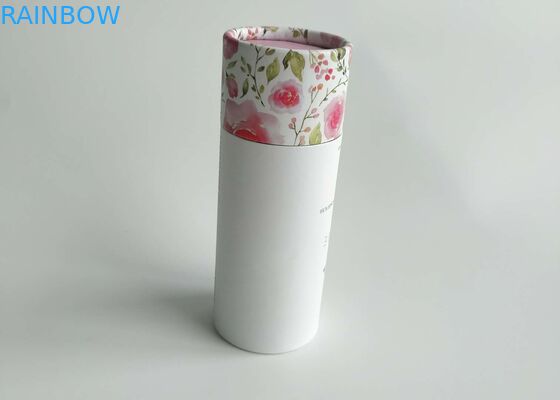 Carton de papier de cosmétiques imprimé par coutume de boîtes de papier de cylindre pour l'emballage