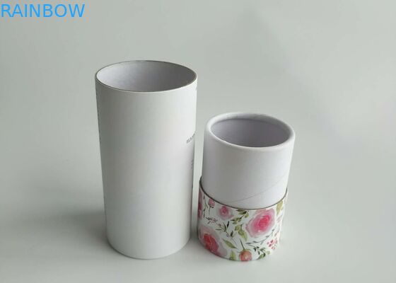 Carton de papier de cosmétiques imprimé par coutume de boîtes de papier de cylindre pour l'emballage