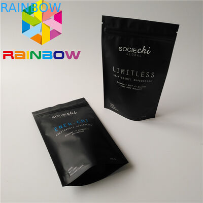 La catégorie comestible matérielle tiennent le sac à poudre en forme de cône de Moringa de poche de tirette avec le revêtement d'aluminium