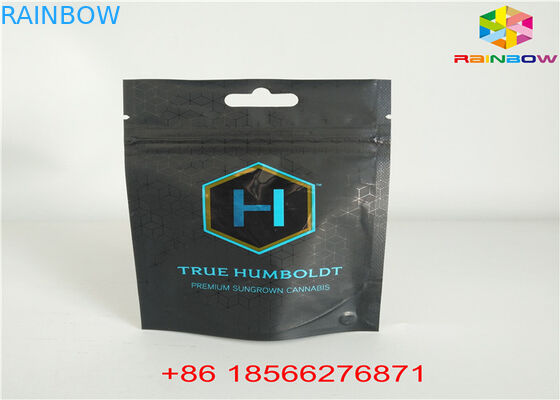 Sachet en aluminium stratifié par sacs en plastique de Packa de boursouflure de CBD GUMMIES avec la fenêtre