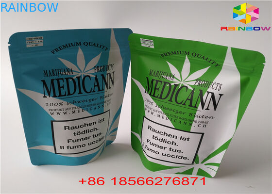 Sachet en aluminium stratifié par sacs en plastique de Packa de boursouflure de CBD GUMMIES avec la fenêtre