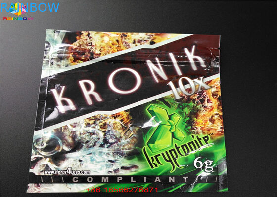 Le papier d'aluminium de tirette de preuve d'enfant tiennent la poudre de sucre de Packingfor de cartouche de la poche CBD/