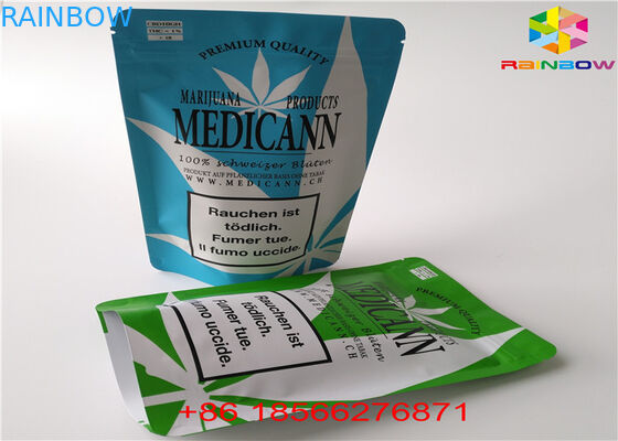 Le papier d'aluminium de tirette de preuve d'enfant tiennent la poudre de sucre de Packingfor de cartouche de la poche CBD/