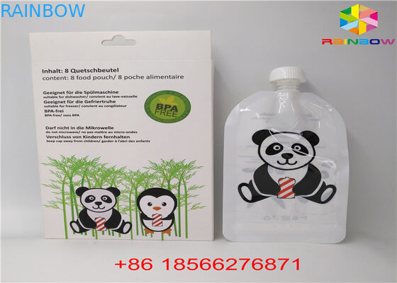 Les sacs de bec de FDA/SGS empaquetant le papier d'aluminium tiennent des sacs pour la nourriture/boisson liquides