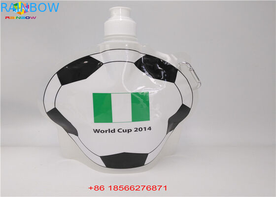 Les sacs liquides réutilisables de bec, tiennent des poches avec le bec de jus d'aluminium de Doypack de chapeau