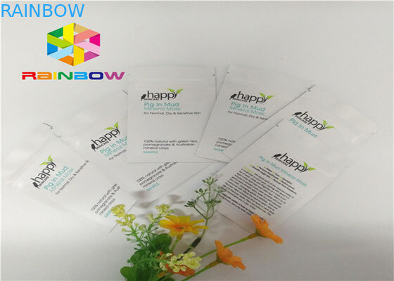 Sachets en matière plastique effet brillant/mat empaquetant le joint trois latéral pour l'encens de fines herbes