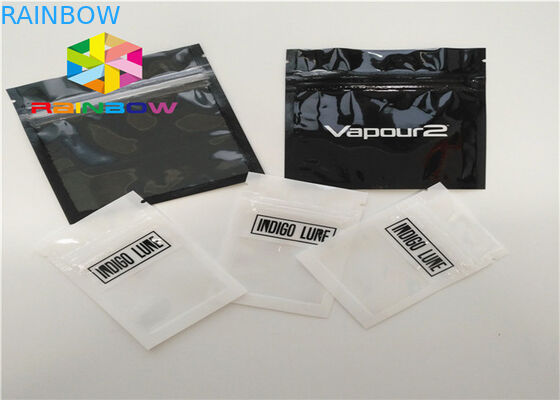 Sachets en matière plastique de sac de fines herbes d'encens empaquetant la serrure de tirette de pilules d'énergie de poche de Kratom