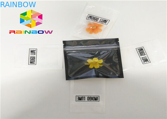 Sachets en matière plastique de sac de fines herbes d'encens empaquetant la serrure de tirette de pilules d'énergie de poche de Kratom