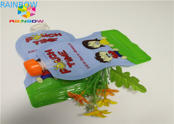 Le papier d'aluminium tiennent l'emballage de poche de bec adapté aux besoins du client imprimant le plastique 120ml