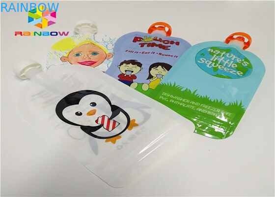 Le papier d'aluminium tiennent l'emballage de poche de bec adapté aux besoins du client imprimant le plastique 120ml