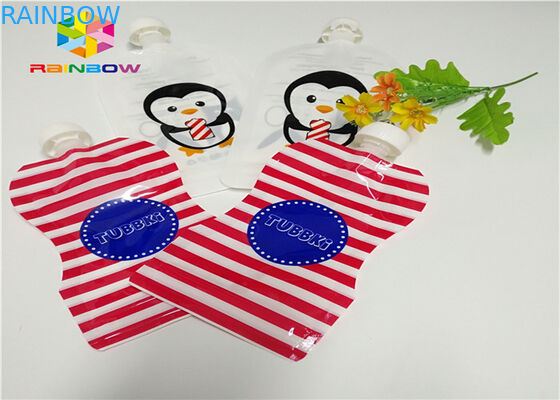 Le papier d'aluminium tiennent l'emballage de poche de bec adapté aux besoins du client imprimant le plastique 120ml