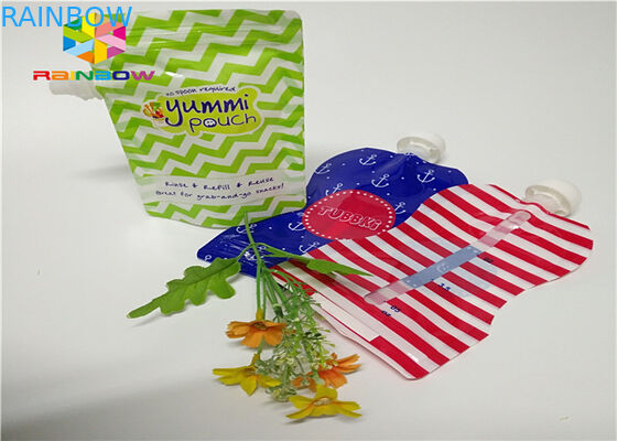 Le papier d'aluminium tiennent l'emballage de poche de bec adapté aux besoins du client imprimant le plastique 120ml