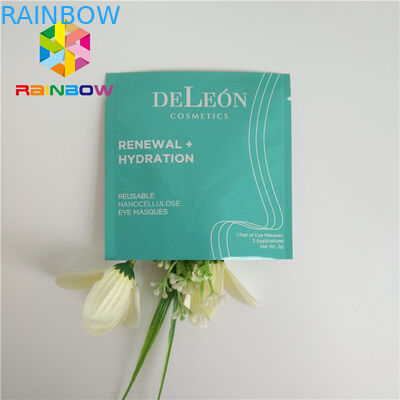 Trois que le côté scellé a imprimé les sacs zip-lock ont stratifié le masque d'oeil facial de papier d'aluminium