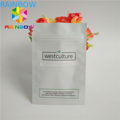 Sacs crèmes cosmétiques de joint de fermeture éclair d'huile, adaptés aux besoins du client imprimant la poche de papier aluminium