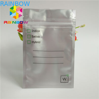 Sacs crèmes cosmétiques de joint de fermeture éclair d'huile, adaptés aux besoins du client imprimant la poche de papier aluminium