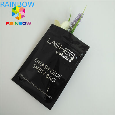 Les cils de sacs d'emballage de soudure à chaud de dessus de fermeture éclair olographes tiennent l'avant clair de poche