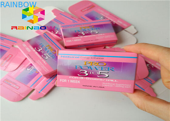 La boîte de papier de Digital empaquetant les matériaux 350g de papier a adapté la taille aux besoins du client SGS/FDA diplômées