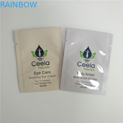 Petites sécrétions cutanées cosmétiques de masque de cheveux de visage de sac d'emballage empaquetant le sachet crème biodégradable