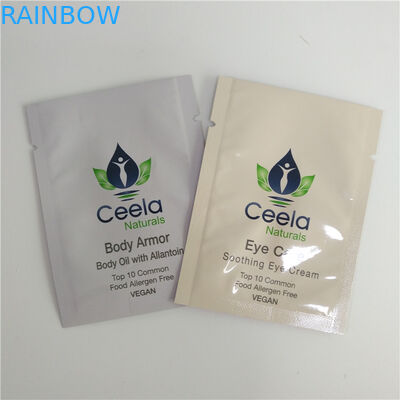 Petites sécrétions cutanées cosmétiques de masque de cheveux de visage de sac d'emballage empaquetant le sachet crème biodégradable