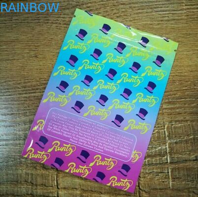 L'hologramme imprimant l'emballage de fines herbes d'encens, biscuits tiennent le sachet en matière plastique pour le grand SAL exotique