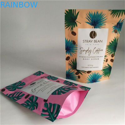 Les sacs à thé biodégradables empaquetant Airtightbody adapté aux besoins du client frottent le sachet de café soluble