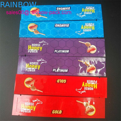 Poche d'aluminium de sachet de poudre de miel de cheval empaquetant le sac royal d'or du miel VIP Malaisie