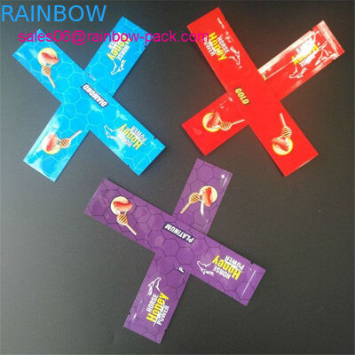 Poche d'aluminium de sachet de poudre de miel de cheval empaquetant le sac royal d'or du miel VIP Malaisie