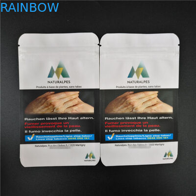 L'encens de fines herbes de THC CBD Gummies empaquetant Papier d'emballage blanc biodégradable met en sac des poches de nourriture