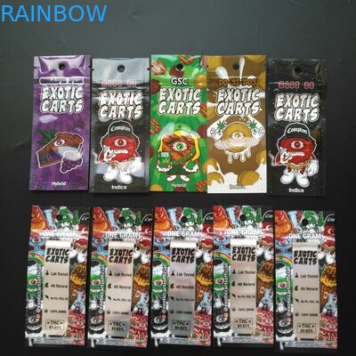 L'encens de fines herbes sans danger pour les enfants empaquetant l'impression d'hologramme de Digital tient le sachet en matière plastique